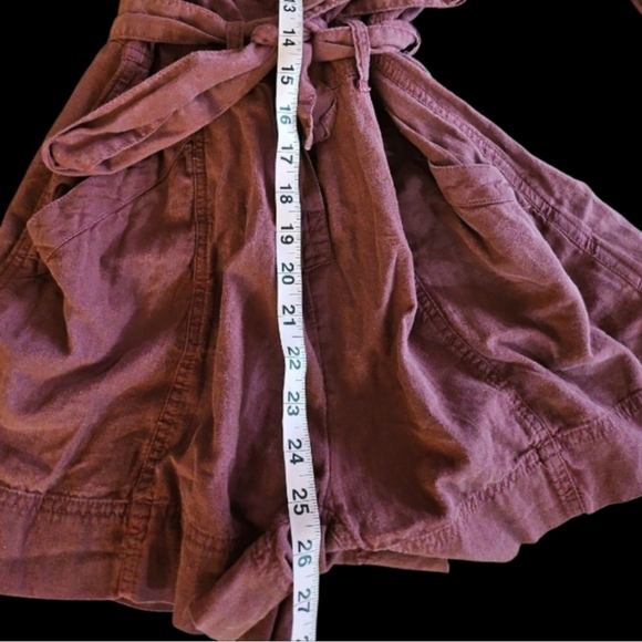 NWT - Chelsea DeBoer XS/S Green Layne Cotton Linen Romper - Picture 5 of 10